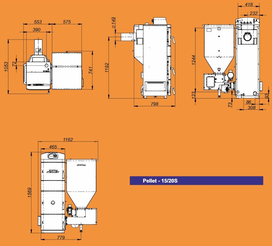 Монтажный размеры котлов Zota Pellet 20S.jpg