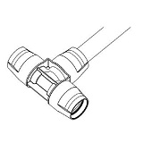 Elsen Т-образное подключение (250 мм) 25-Cu15-25