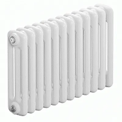 Трубчатый радиатор Rifar Tubog 3037 12 секций цвет белый боковое подключение