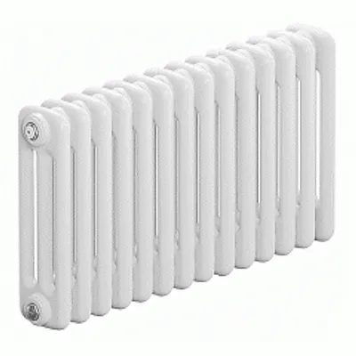 Трубчатый радиатор Rifar Tubog 3037 14 секций цвет белый боковое подключение