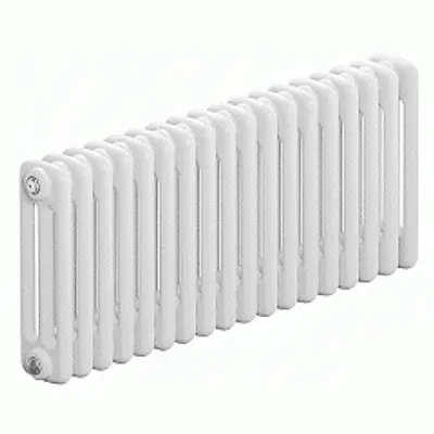 Трубчатый радиатор Rifar Tubog 3037 18 секций цвет белый боковое подключение