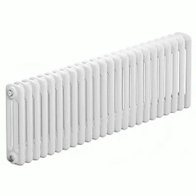 Трубчатый радиатор Rifar Tubog 3037 24 секций цвет белый боковое подключение