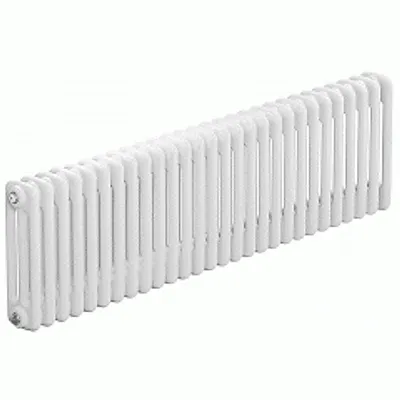 Трубчатый радиатор Rifar Tubog 3037 28 секций цвет белый боковое подключение