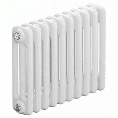 Трубчатый радиатор Rifar Tubog 3037 10 секций цвет белый боковое подключение