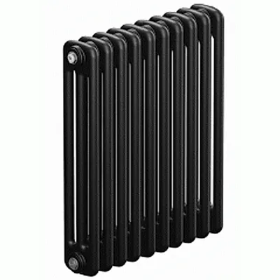 Трубчатый радиатор Rifar Tubog 3057 8 секций цвет антрацит боковое подключение