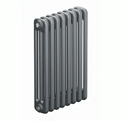 Трубчатый радиатор Rifar Tubog 3057 8 секций цвет титан боковое подключение