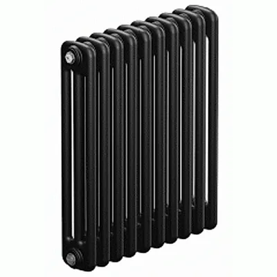 Трубчатый радиатор Rifar Tubog 3057 10 секций цвет антрацит боковое подключение