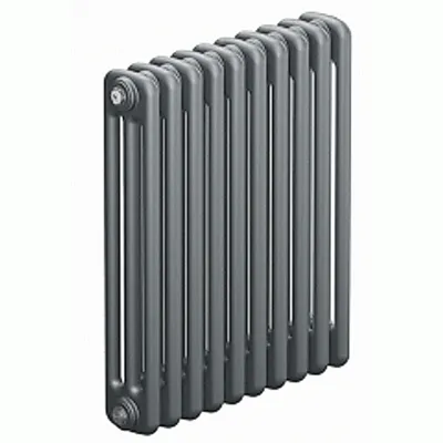 Трубчатый радиатор Rifar Tubog 3057 10 секций цвет титан боковое подключение