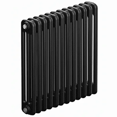 Трубчатый радиатор Rifar Tubog 3057 12 секций цвет антрацит боковое подключение