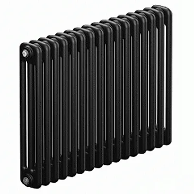 Трубчатый радиатор Rifar Tubog 3057 16 секций цвет антрацит боковое подключение