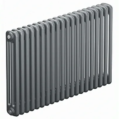 Трубчатый радиатор Rifar Tubog 3057 20 секций цвет титан боковое подключение