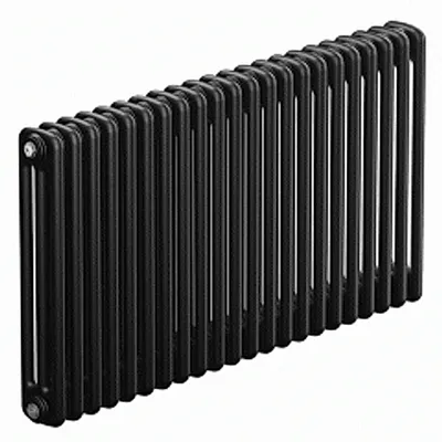 Трубчатый радиатор Rifar Tubog 3057 22 секции цвет антрацит боковое подключение