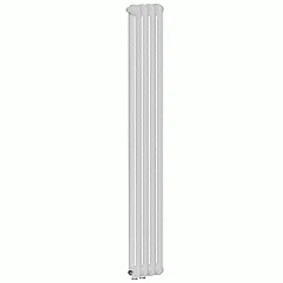 Трубчатый радиатор Rifar Tubog 2180 4 секции цвет белый нижнее подключение