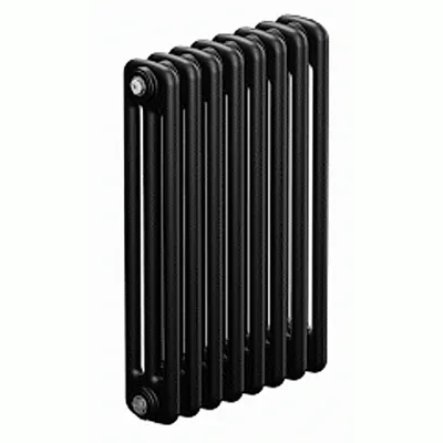 Трубчатый радиатор Rifar Tubog 3057 6 секций антрацит титан нижнее подключение