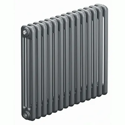 Трубчатый радиатор Rifar Tubog 3057 14 секций цвет титан нижнее подключение