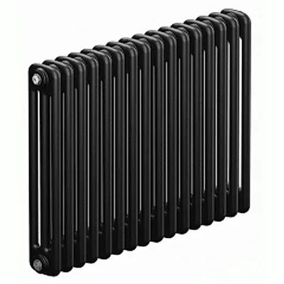 Трубчатый радиатор Rifar Tubog 3057 16 секций цвет антрацит нижнее подключение