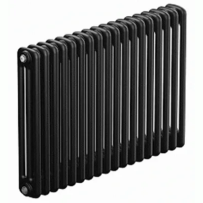 Трубчатый радиатор Rifar Tubog 3057 18 секций цвет антрацит нижнее подключение