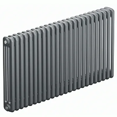 Трубчатый радиатор Rifar Tubog 3057 24 секции цвет титан нижнее подключение